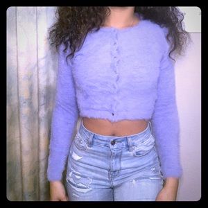 💜 Fuzzy Purple Top 💜